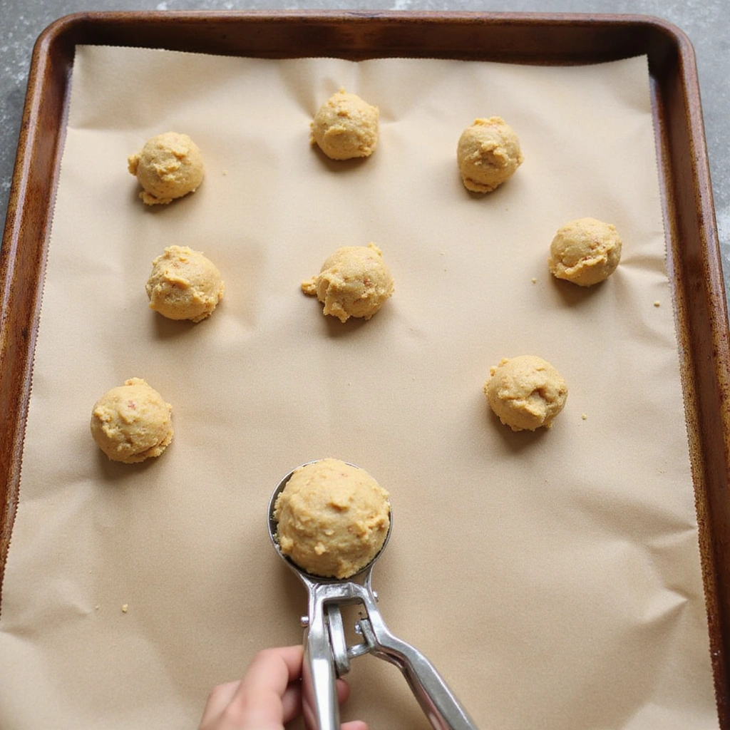 Betty Crocker Chocolate Chip Cookies Bag Recipes Made Simple - Step 9: Scoop the Dough