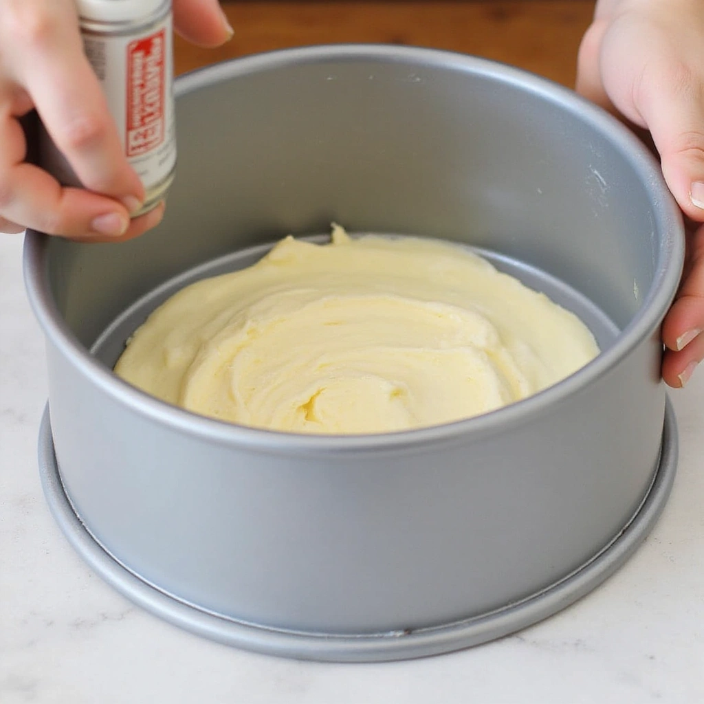 Box Cake Mix Recipes with Chocolate Instant Pudding Dessert - Step 2: Prepare the Cake Pan