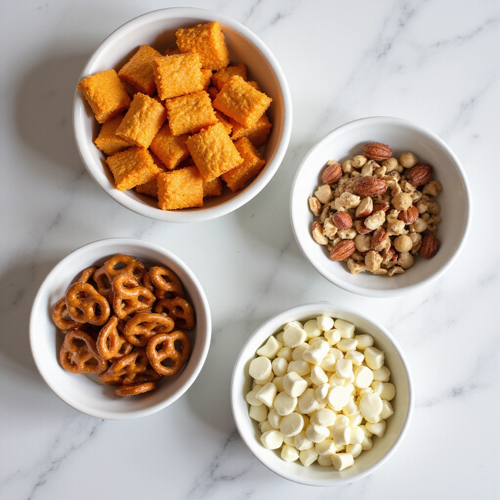 Bugles Snack Mix Recipes with White Chocolate Sweet Salty Treat - Step 1: Gather Ingredients