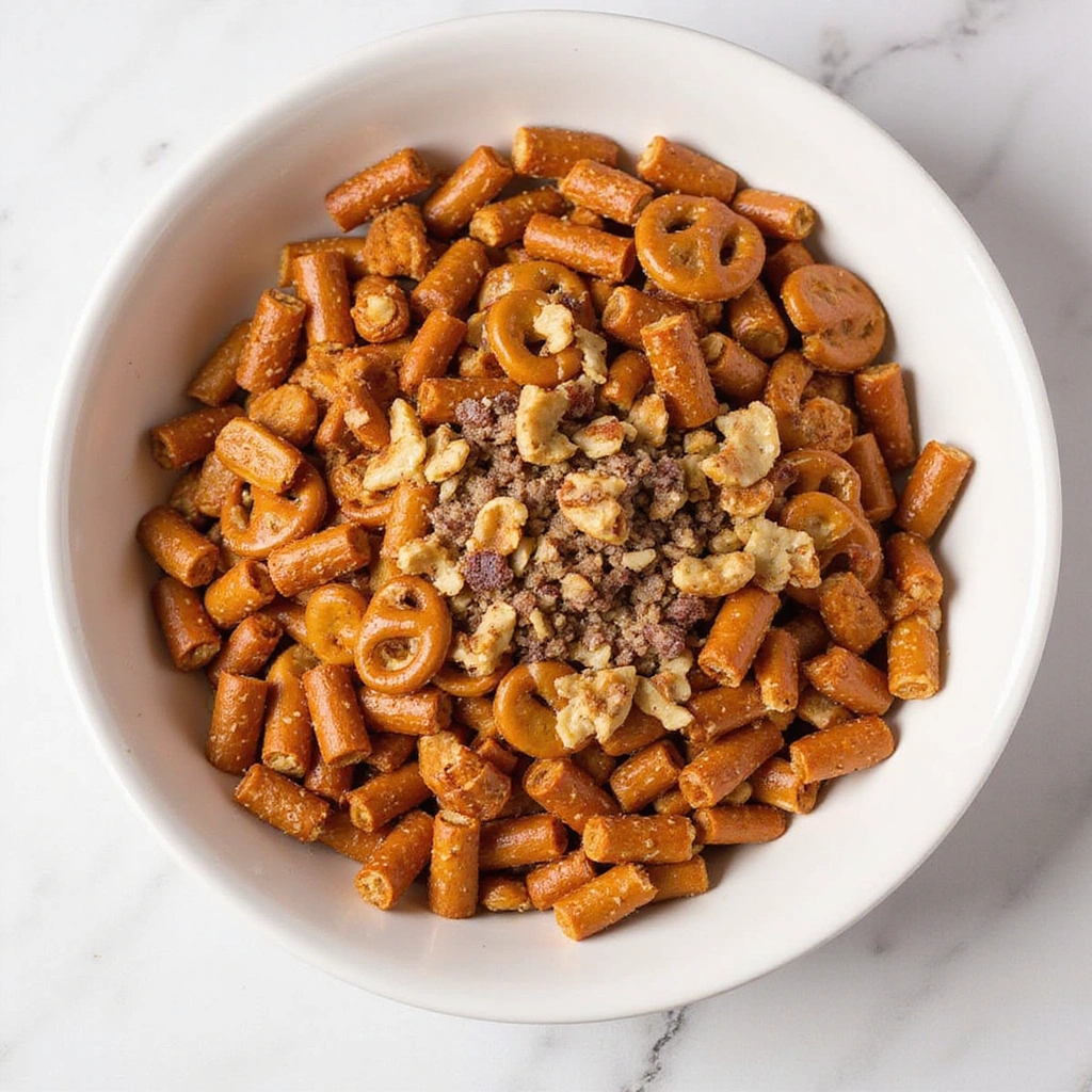 Bugles Snack Mix Recipes with White Chocolate Sweet Salty Treat - Step 3: Prepare the Mixing Bowl