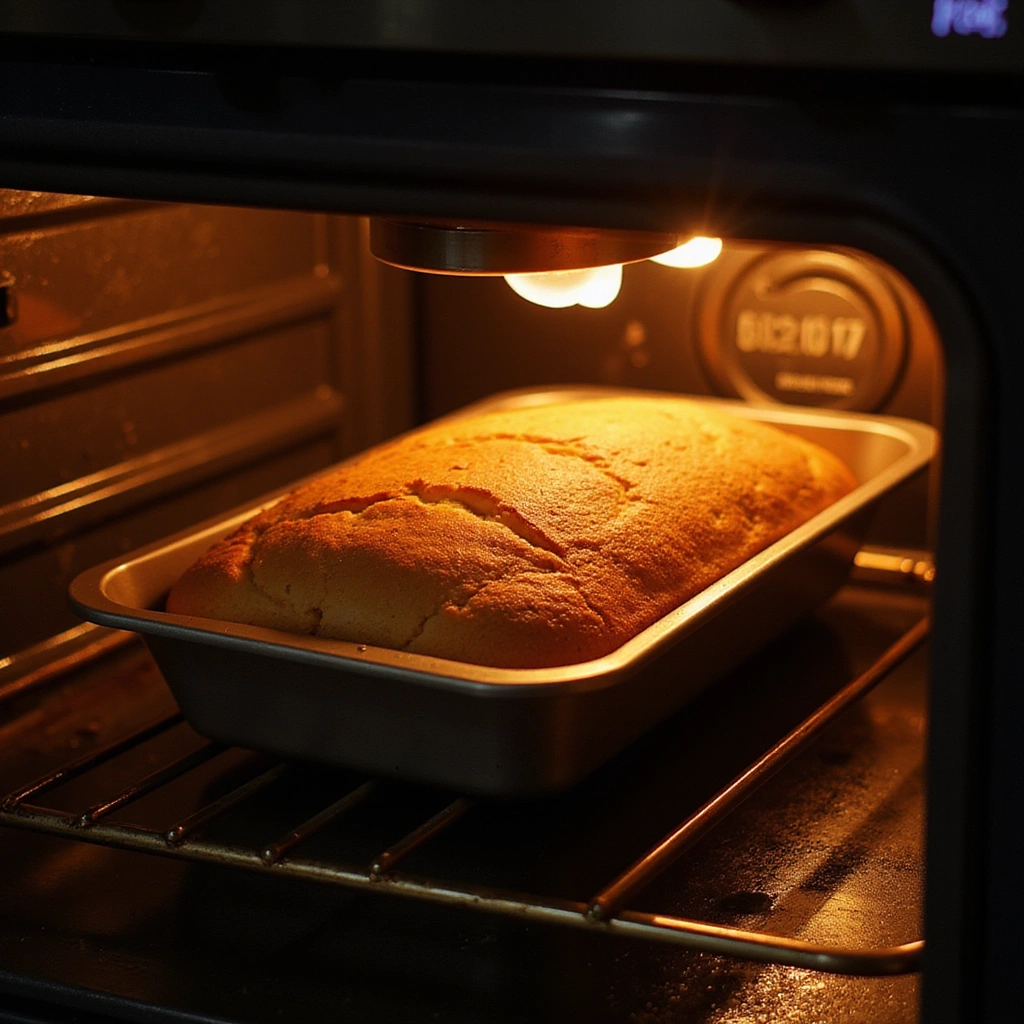 Chocolate Angel Food Cake Mix Recipes Light and Sweet - Step 8: Bake the Cake