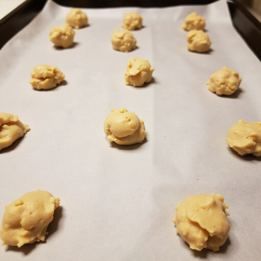 Chocolate Chip Cookies with Nuts Recipes Classic and Crunchy - Step 6: Scoop the Dough