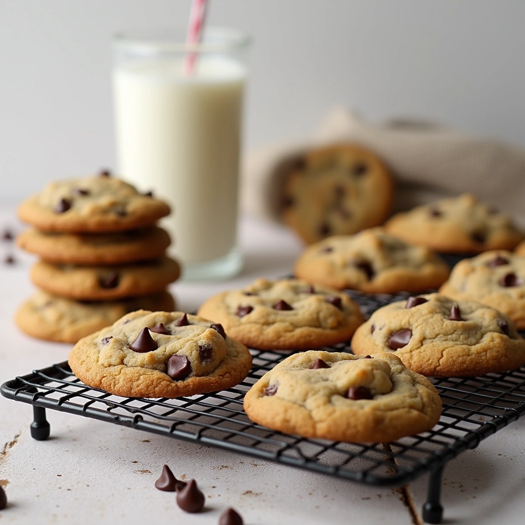 Chocolate Chip Cookies with Nuts Recipes Classic and Crunchy - Step 8: Cool and Serve