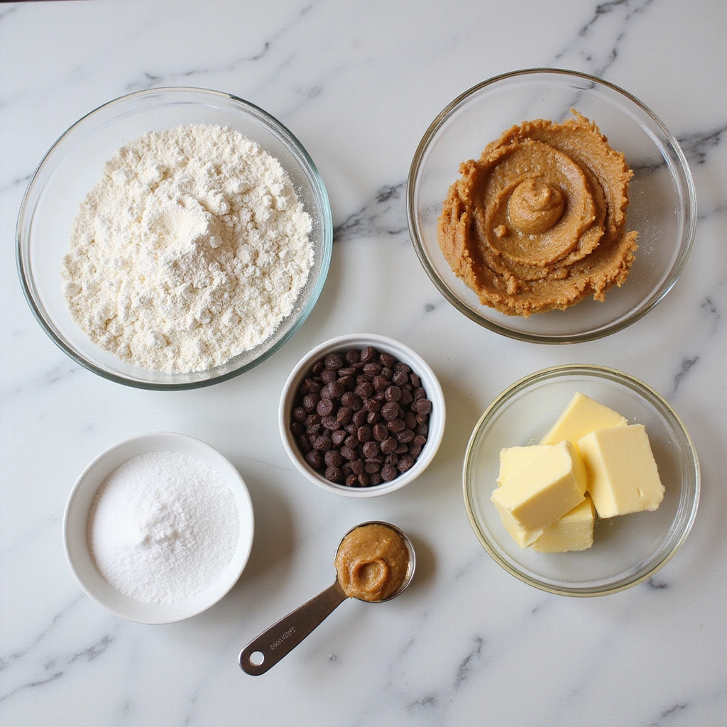 Chocolate Peanut Butter Chip Cookies Recipes Irresistible Treat - Step 1: Prepare Ingredients