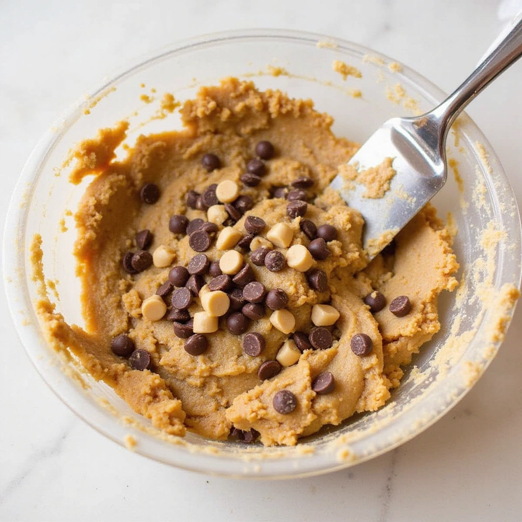 Chocolate Peanut Butter Chip Cookies Recipes Irresistible Treat - Step 6: Fold in Chocolate and Peanut Butter Chips