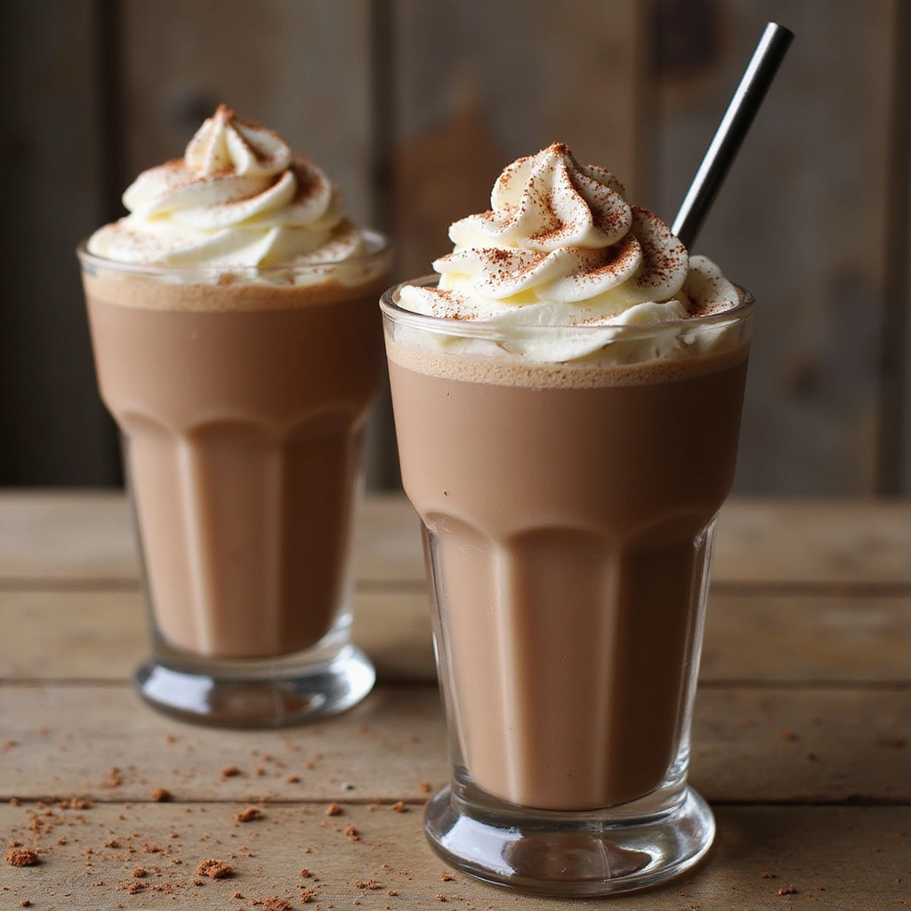 Chocolate Peanut Butter Protein Shake Recipes Healthy and Creamy - Step 5: Serve the Shake