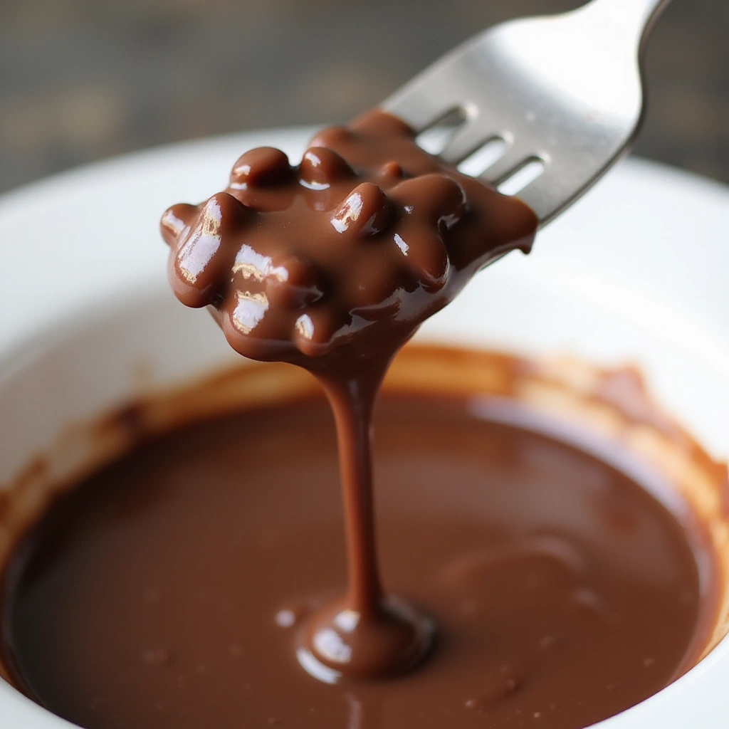 Chocolate Pecan Turtle Clusters Candy Recipes Homemade Delight - Step 7: Coat the Clusters in Chocolate