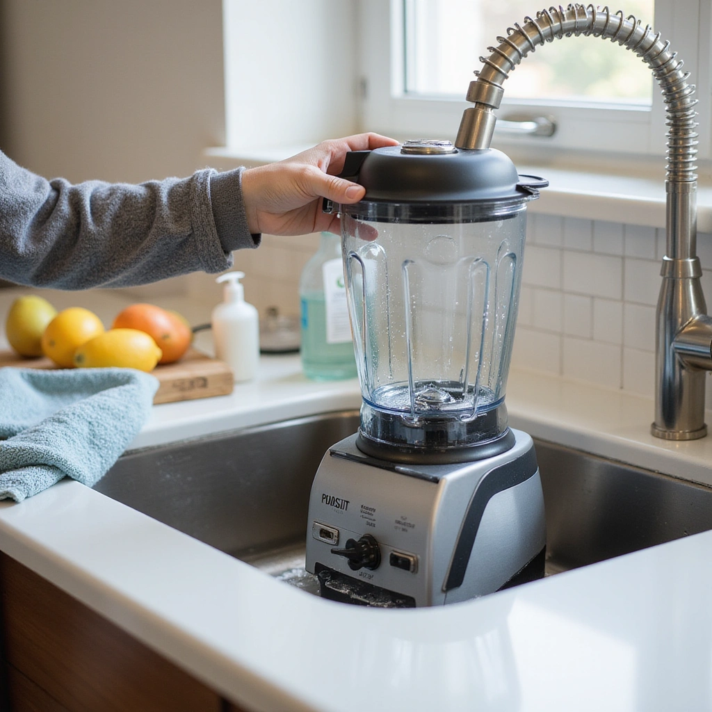 Chocolate Protein Shake Recipes No Banana Smooth and Tasty - Step 6: Clean Up