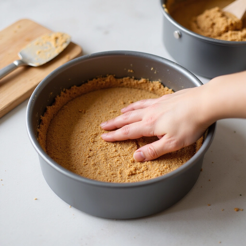 Copycat Cheesecake Factory White Chocolate Raspberry Recipe - Step 1: Prepare the Crust