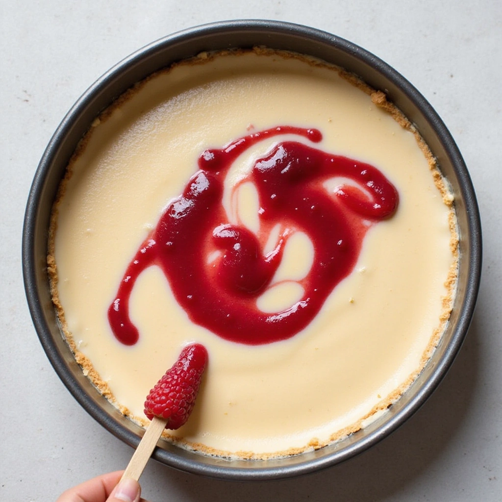 Copycat Cheesecake Factory White Chocolate Raspberry Recipe - Step 5: Assemble the Cheesecake
