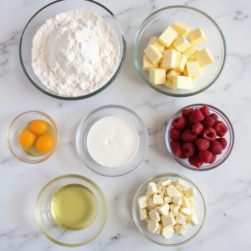 Copycat Nothing Bundt Cake White Chocolate Raspberry Recipe - Step 1: Prepare Ingredients