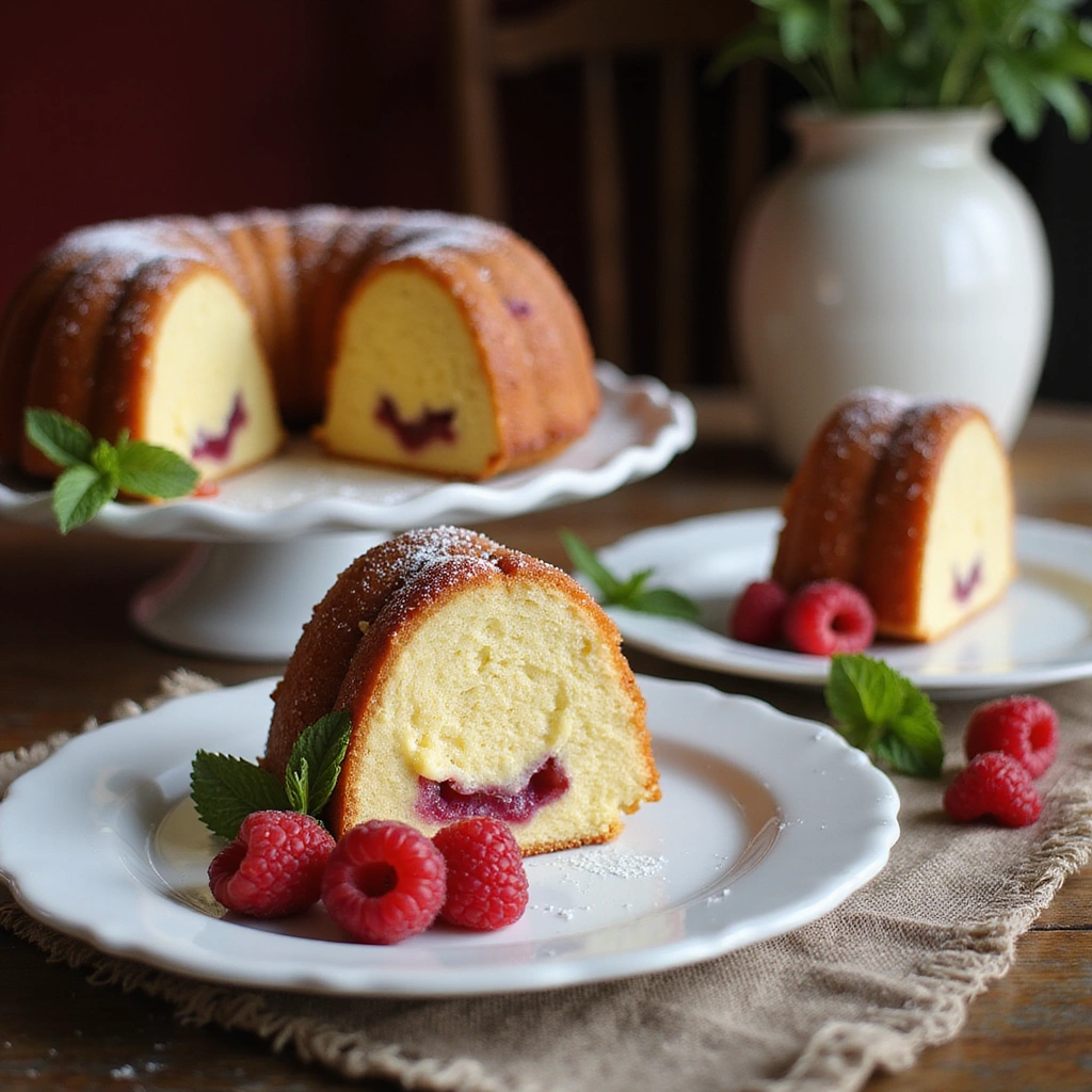 Copycat Nothing Bundt Cake White Chocolate Raspberry Recipe - Step 12: Serve and Enjoy