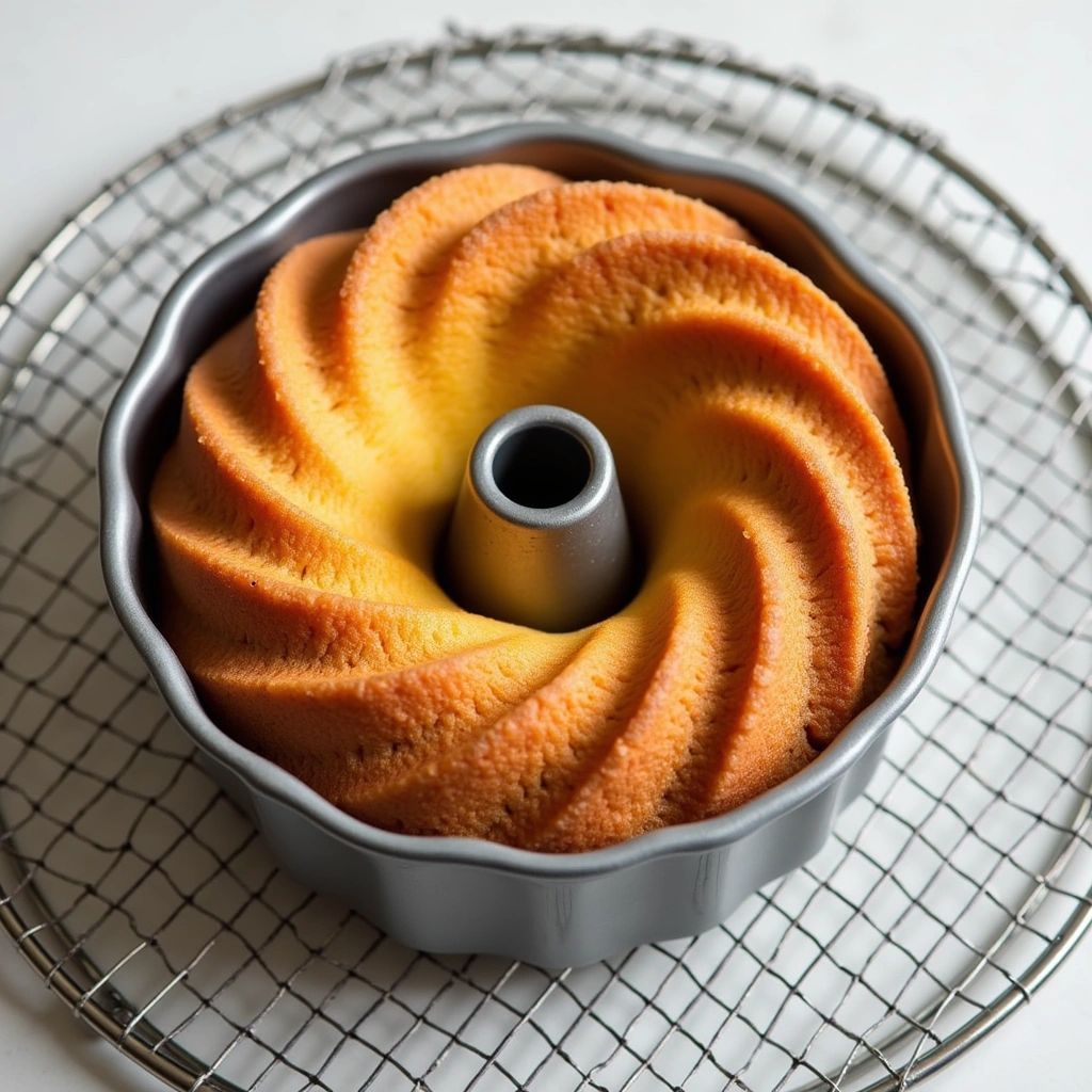 Copycat Nothing Bundt Cake White Chocolate Raspberry Recipe - Step 9: Cool the Cake