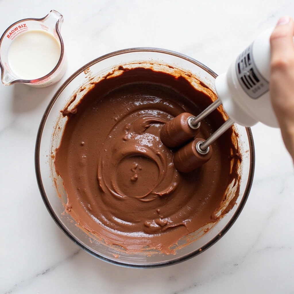 Doctored Up Chocolate Cake Mix Recipes Rich and Moist - Step 10: Prepare the Frosting