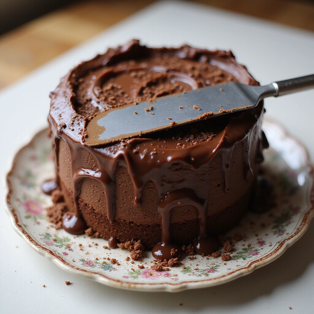 Doctored Up Chocolate Cake Mix Recipes Rich and Moist - Step 11: Frost the Cakes