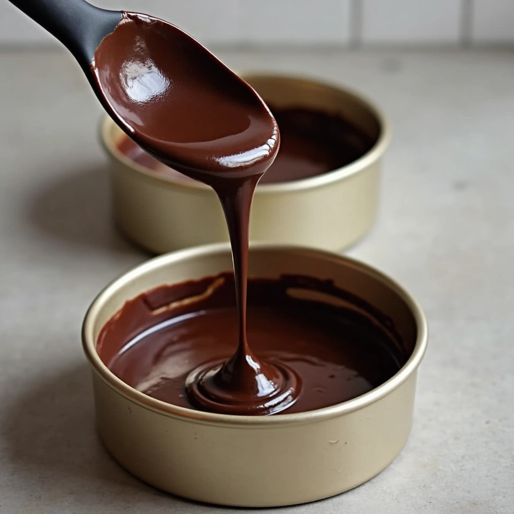 Duncan Hines Dark Chocolate Fudge Cake Mix Recipes You Need - Step 4: Pour the Batter