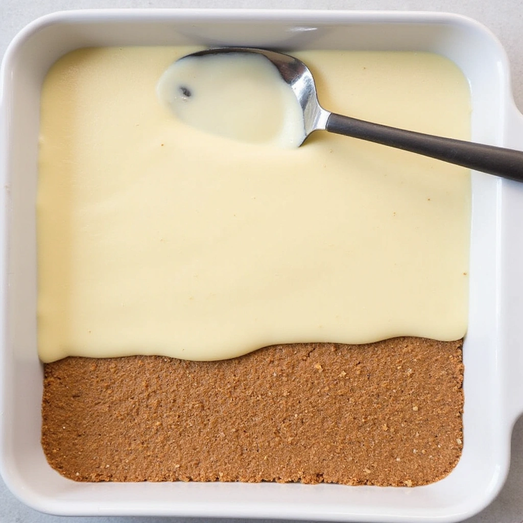 Easy Dessert Recipes No Bake Chocolate Eclair Cake Idea - Step 6: Repeat Layers