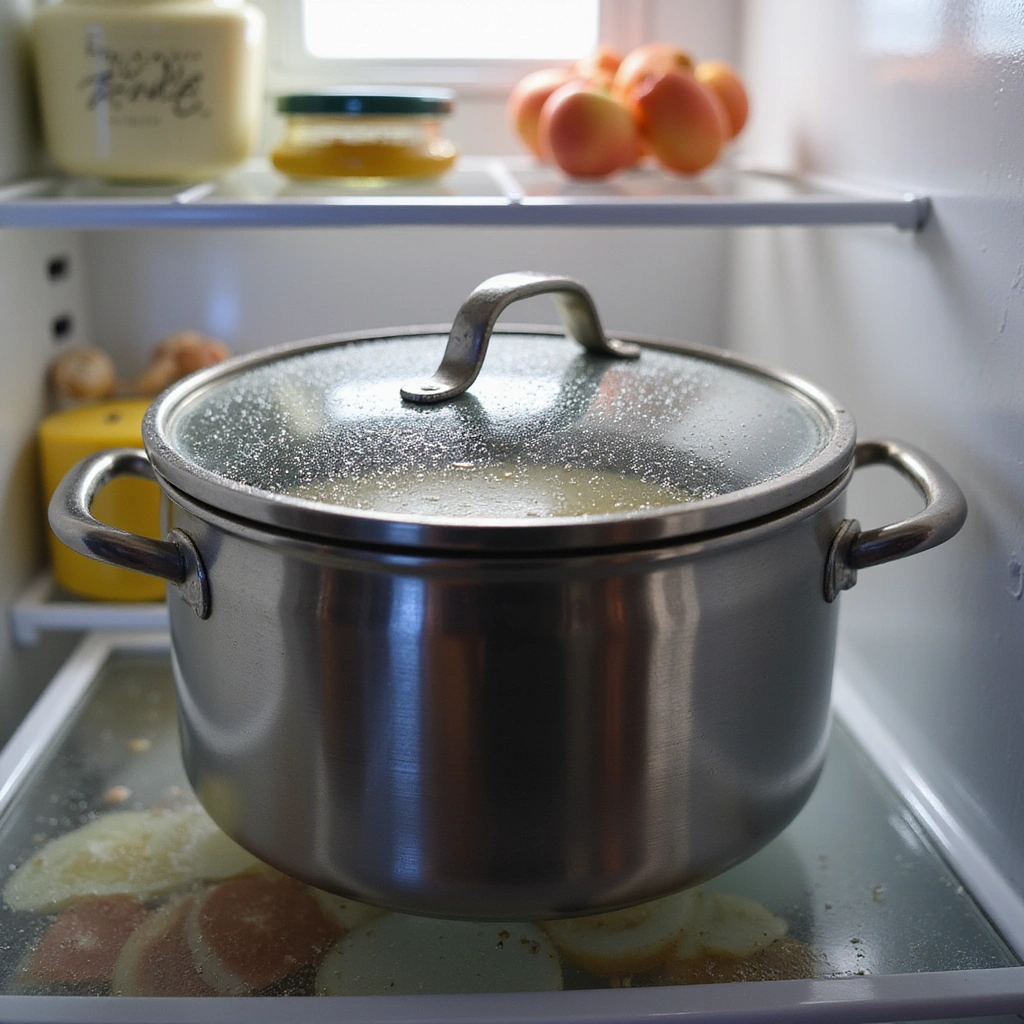 Homemade Mint Chocolate Chip Ice Cream Recipe Creamy and Fresh - Step 3: Chill the Mixture