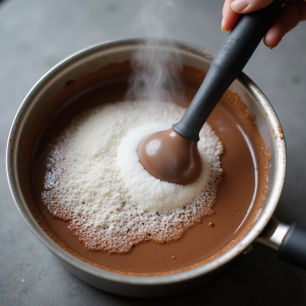 Hot Chocolate Recipes Without Cocoa Powder Sweet Alternatives - Step 4: Froth the Mixture