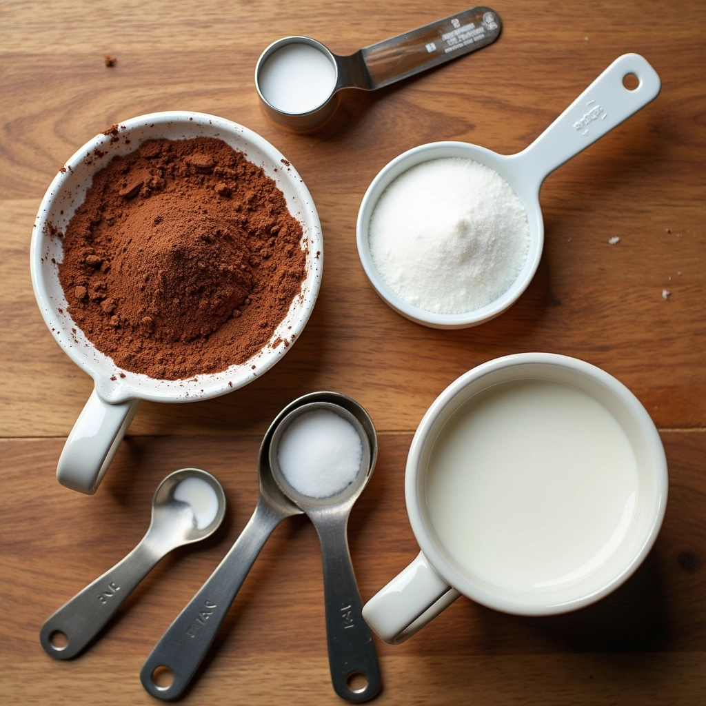Hot Chocolate Recipes with Cocoa Powder Creamy and Rich - Step 1: Gather Ingredients