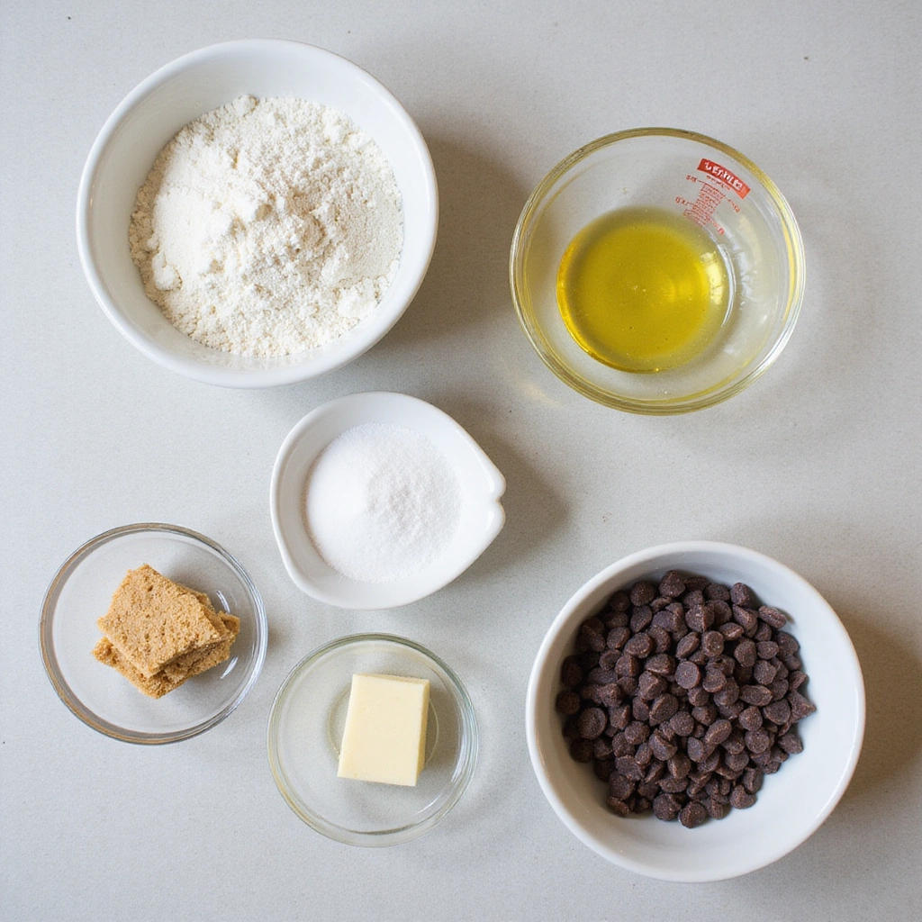 KitchenAid Mixer Recipes Chocolate Chip Cookies Perfectly Baked - Step 1: Prepare Ingredients