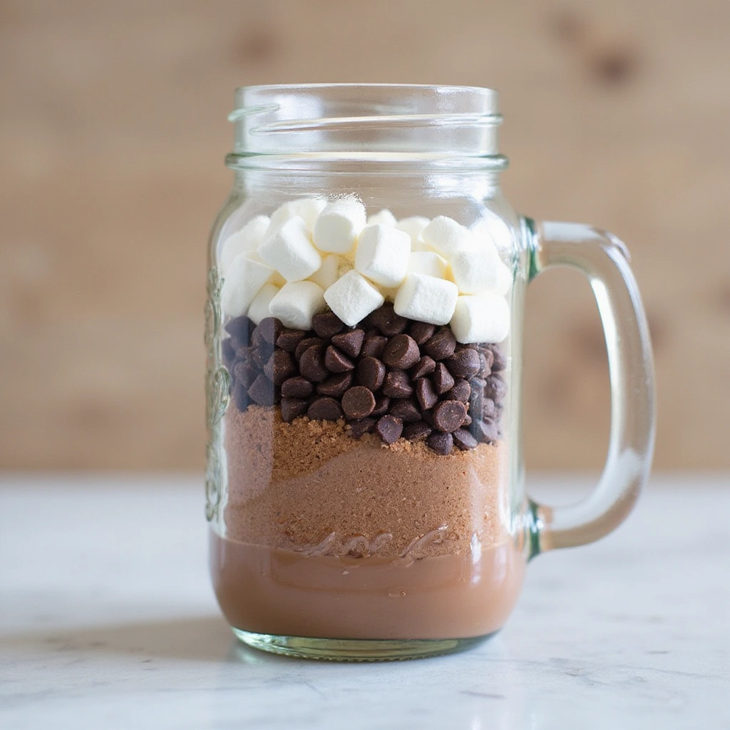 Mason Jar Hot Chocolate Mix Recipes Cozy Homemade Gift 3 Mason Jar Hot Chocolate Mix Recipes Cozy Homemade Gift Step 3 Layer the Ingredients in the Jar