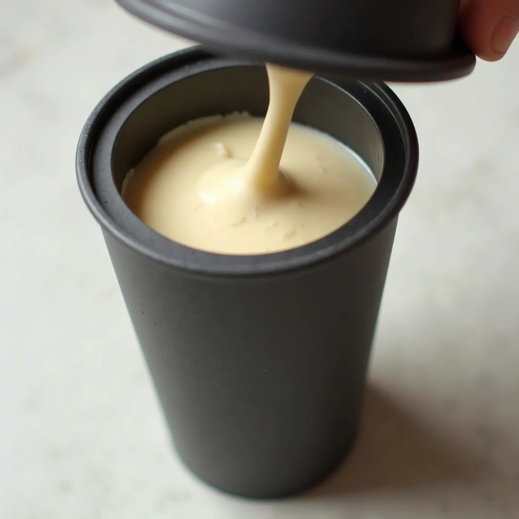 Ninja Creami Ice Cream Recipes Mint Chocolate Chip Homemade Step 5 Churn the Ice Cream