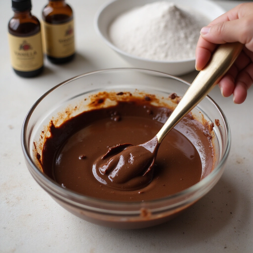Ninja Creami Ice Cream Recipes Using Chocolate Pudding Mix - Step 2: Add Sugar and Vanilla
