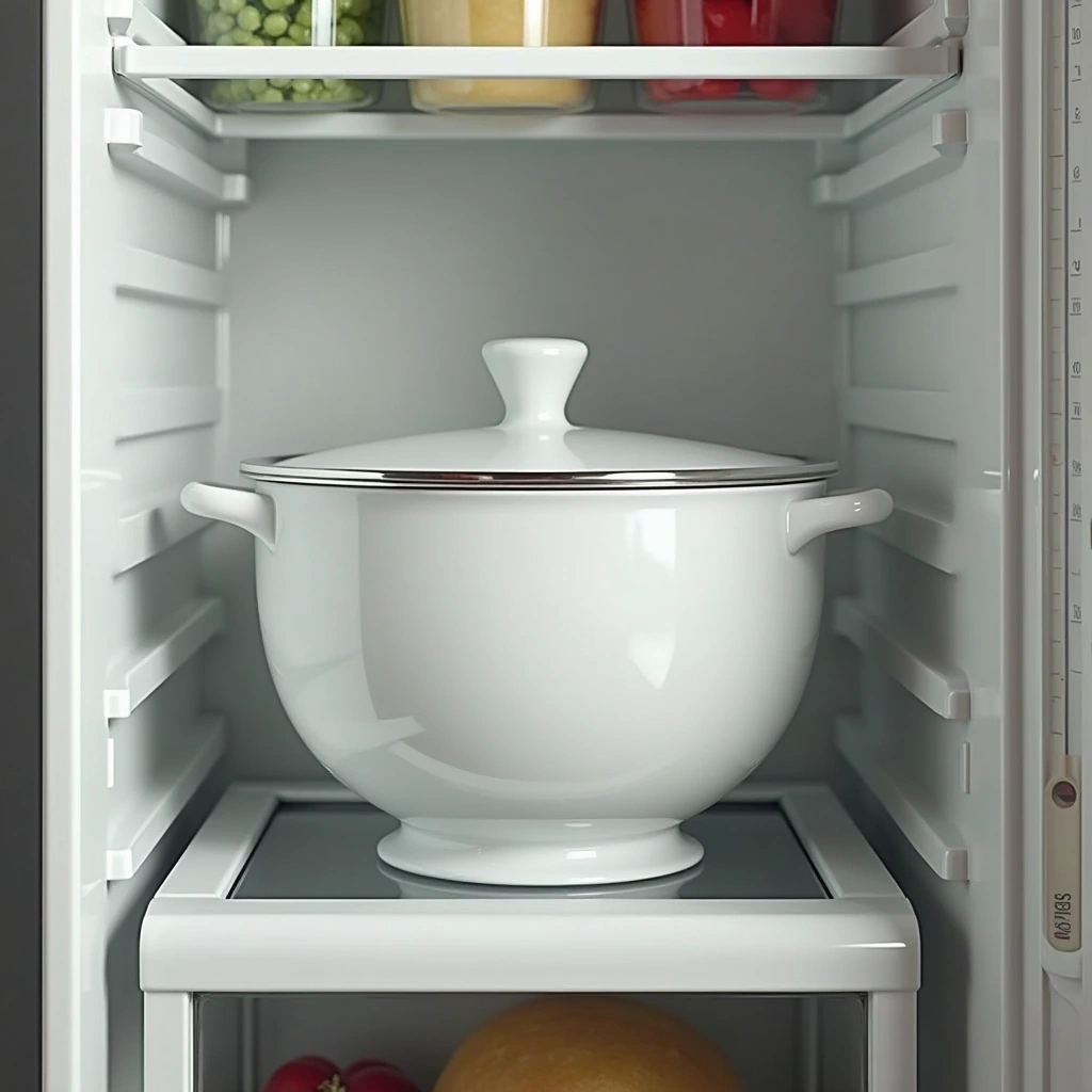 Ninja Creami Ice Cream Recipes with Fairlife Chocolate Milk - Step 2: Chill the Mixture