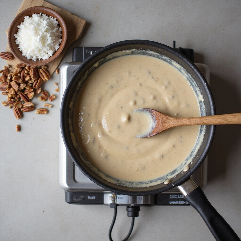 Recipes Using German Chocolate Cake Mix Boxes Creative Desserts - Step 4: Make the Frosting