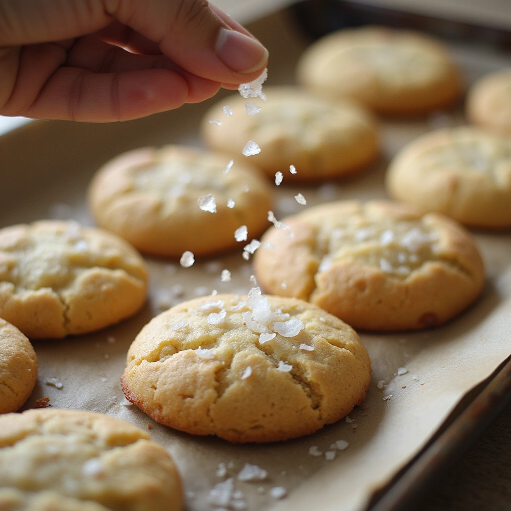 Sea Salt Chocolate Chip Cookies Recipes Chewy and Gooey - Step 10: Sprinkle with Sea Salt