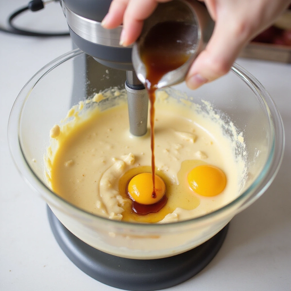 Sea Salt Chocolate Chip Cookies Recipes Chewy and Gooey - Step 3: Add Eggs and Vanilla