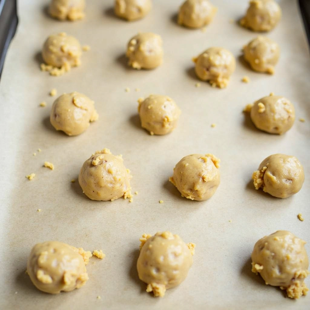 Sea Salt Chocolate Chip Cookies Recipes Chewy and Gooey - Step 8: Scoop the Cookies