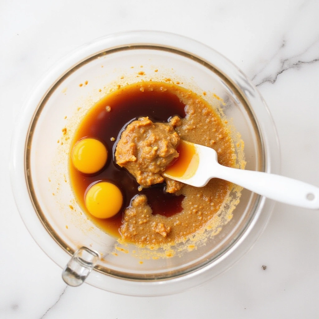 Sourdough Discard Recipes Chocolate Chip Cookies Soft and Chewy - Step 4: Add Eggs and Vanilla