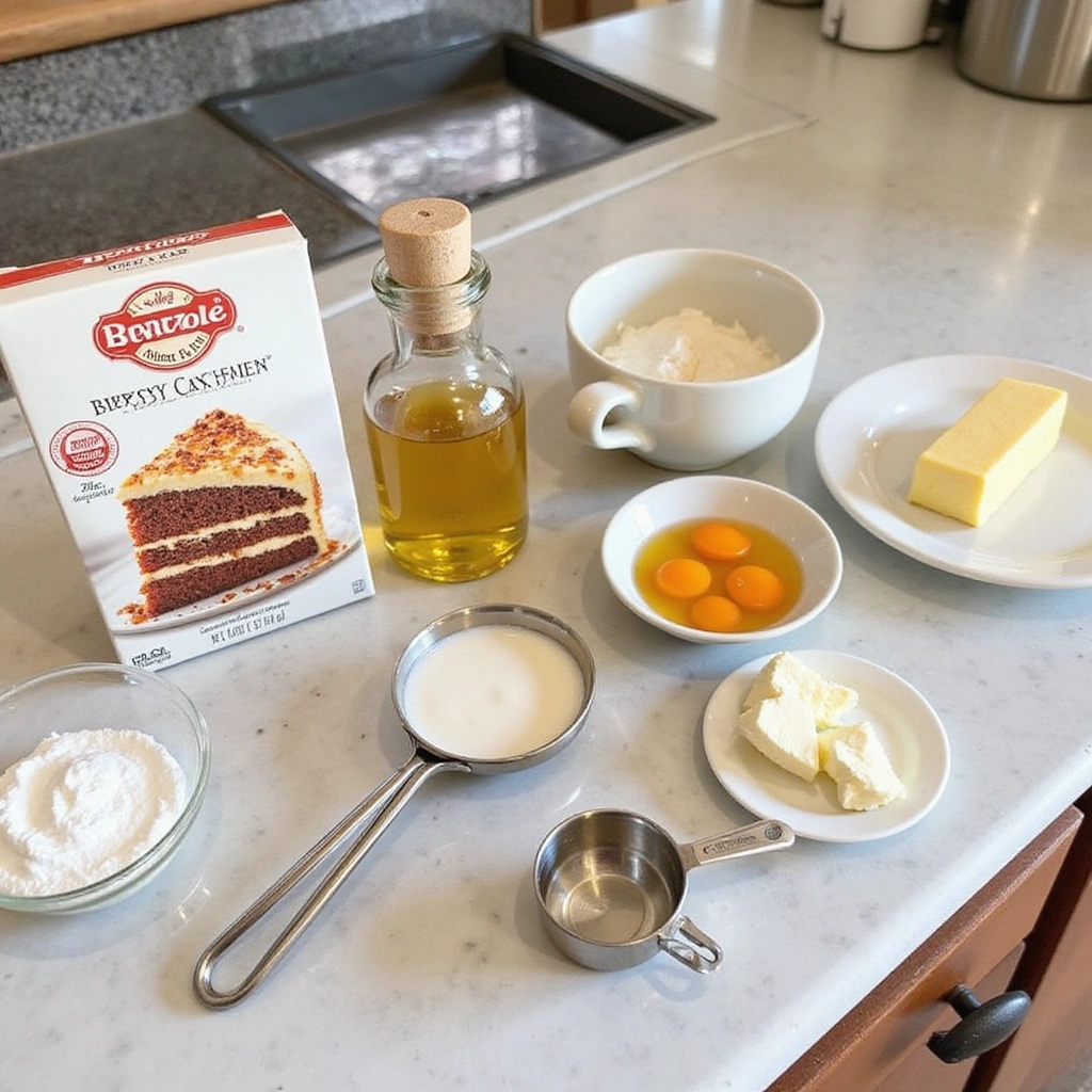 Triple Chocolate Fudge Cake Mix Recipes Decadent and Easy - Step 1: Gather Ingredients