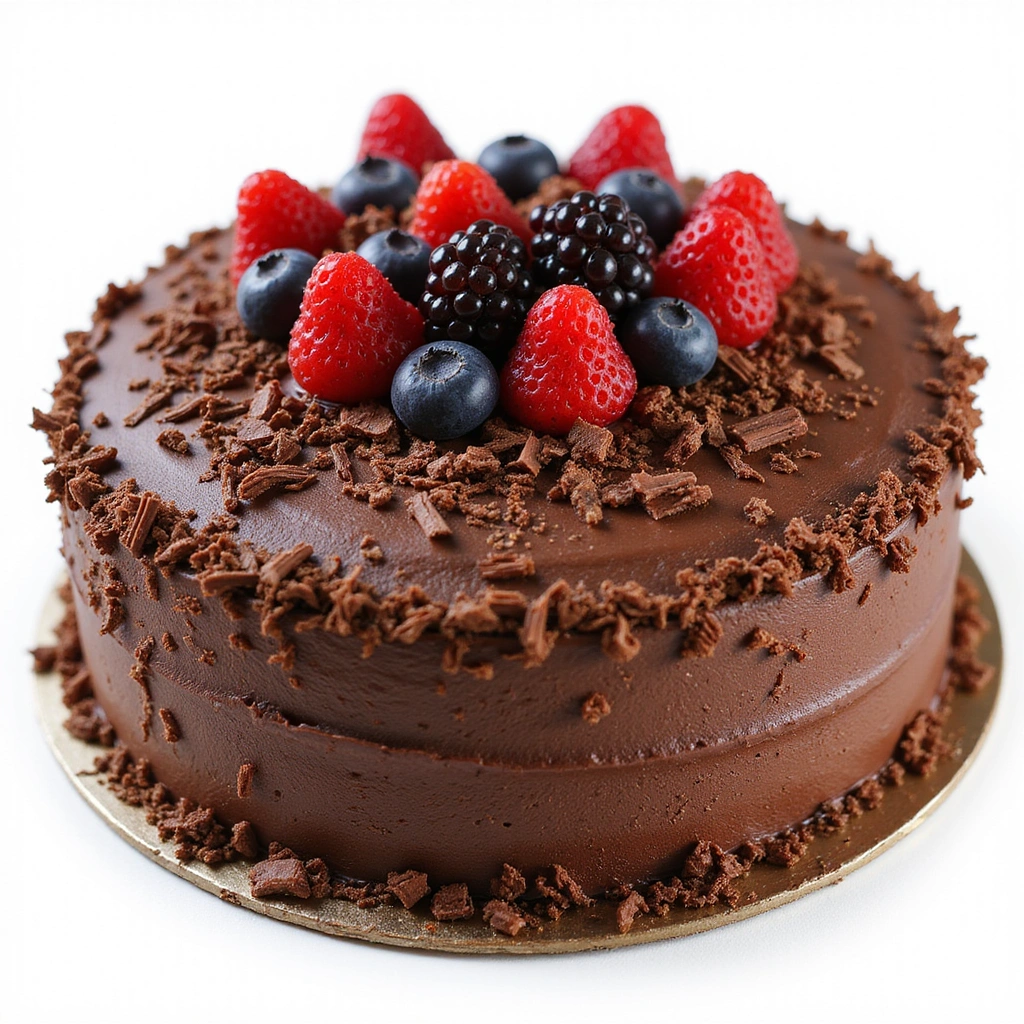 Triple Chocolate Fudge Cake Mix Recipes Decadent and Easy - Step 11: Decorate the Cake