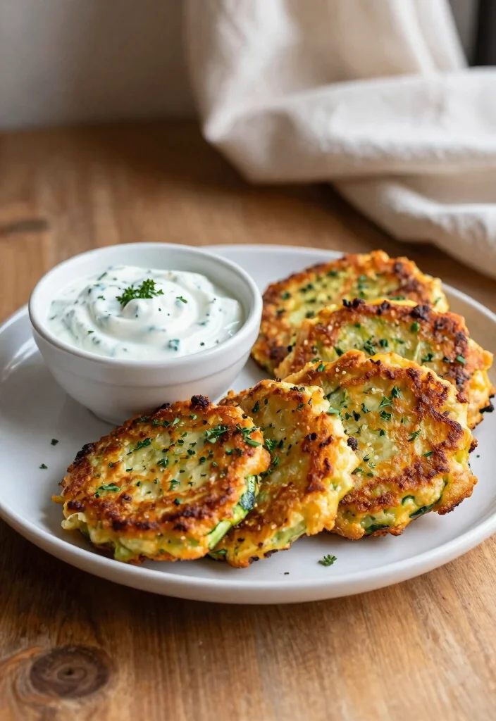 10 Dinner Party Starter Recipes That Impress Guests - 5. Zucchini Fritters 1