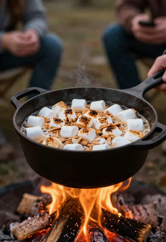 10 Dutch Oven Dessert Recipes for Cozy Baked Sweets - 10. S'mores Dip 1