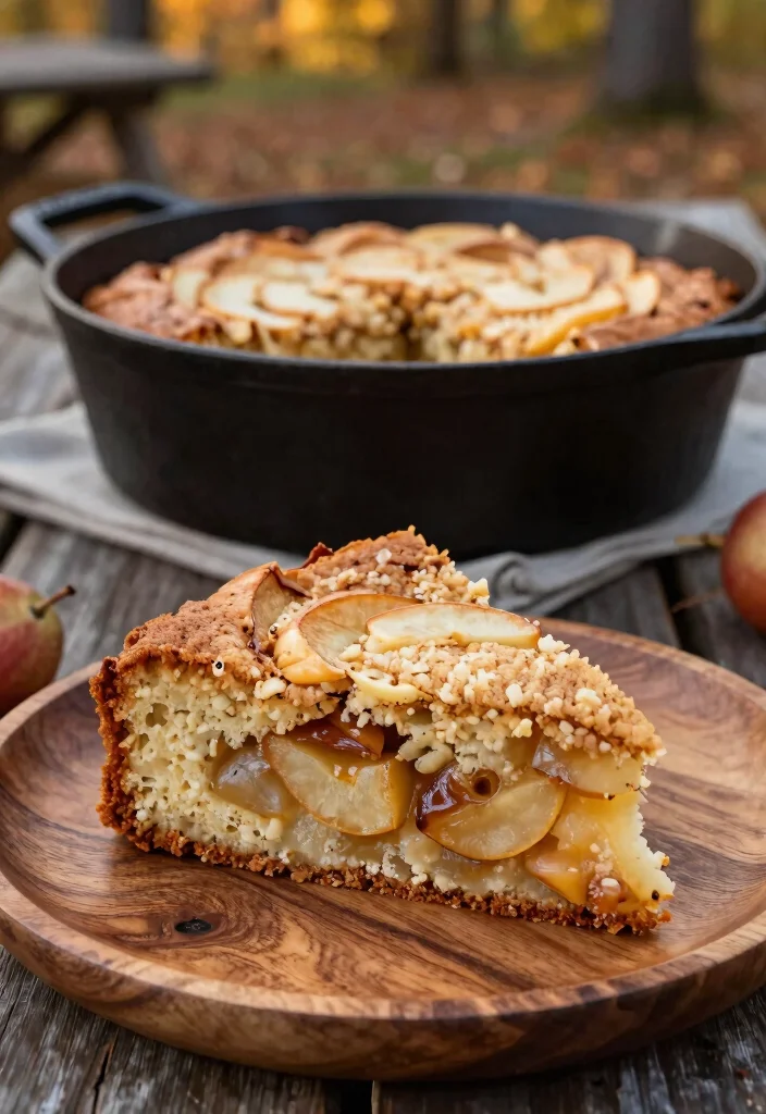 10 Dutch Oven Dessert Recipes for Cozy Baked Sweets - 3. Apple Cinnamon Dutch Oven Cake 1