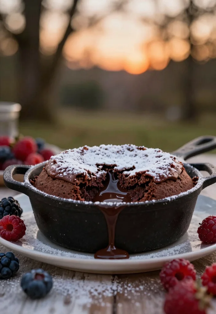 10 Dutch Oven Dessert Recipes for Cozy Baked Sweets - 6. Chocolate Lava Cake 1