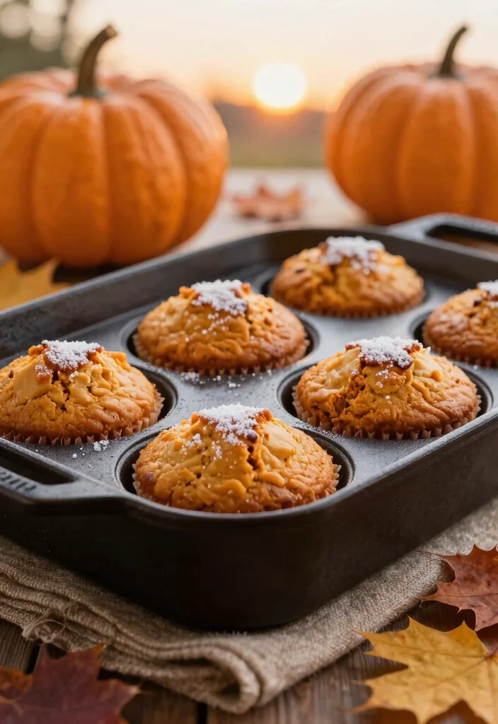 10 Dutch Oven Dessert Recipes for Cozy Baked Sweets - 8. Pumpkin Spice Muffins 1