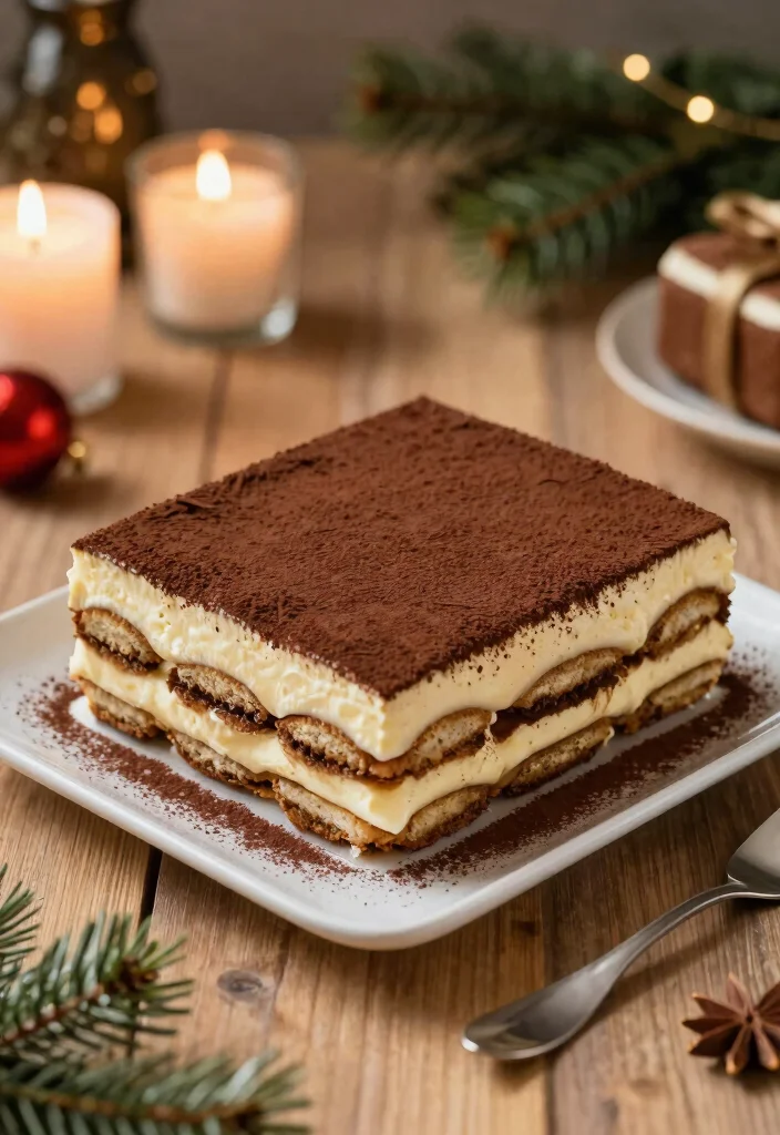 10 Eggnog Dessert Recipes for a Cozy Holiday Treat - 10. Eggnog Tiramisu 1