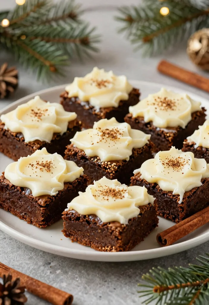 10 Eggnog Dessert Recipes for a Cozy Holiday Treat - 8. Eggnog Brownies 1