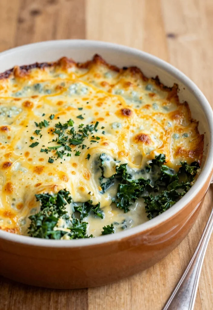 10 Keto Kale Recipes for Nutritious Savory Sides - 3. Creamy Kale Casserole 1