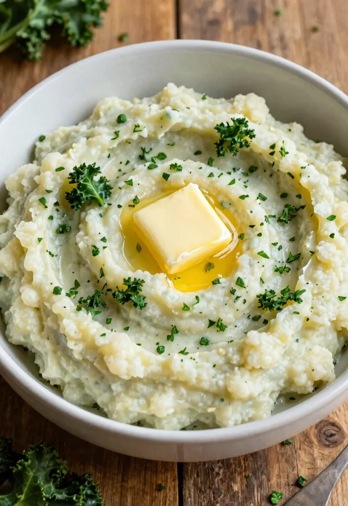 10 Keto Kale Recipes for Nutritious Savory Sides - 5. Kale and Cauliflower Mash 1