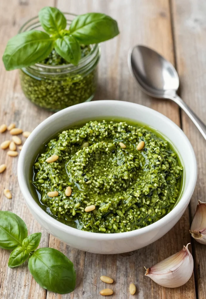 10 Keto Pesto Recipes for Fresh Flavorful Low Carb Meals - 1. Classic Fresh Basil Pesto 1