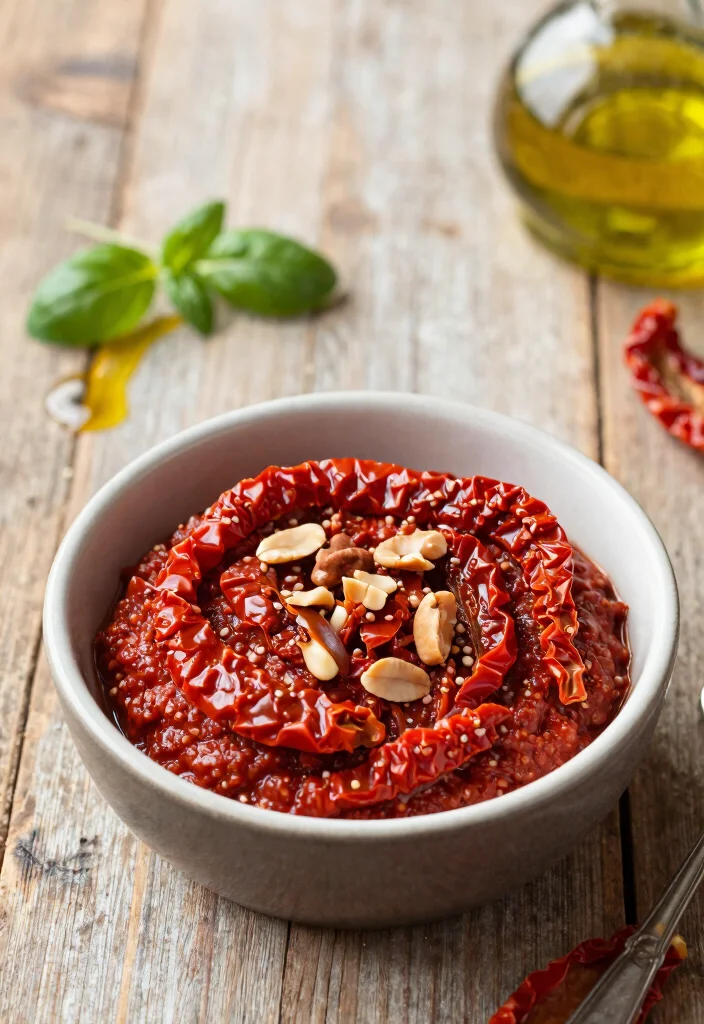 10 Keto Pesto Recipes for Fresh Flavorful Low Carb Meals - 7. Sun-Dried Tomato Pesto 1