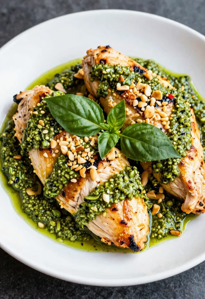 10 Keto Pesto Recipes for Fresh Flavorful Low Carb Meals - 9. Thai Basil Pesto 1