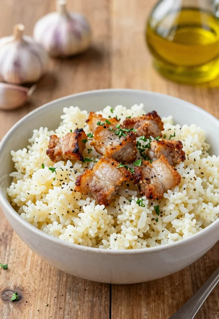 10 Keto Pork Belly Recipes for Rich Low Carb Meals - 4. Pork Belly and Cauliflower Rice Bowl 1
