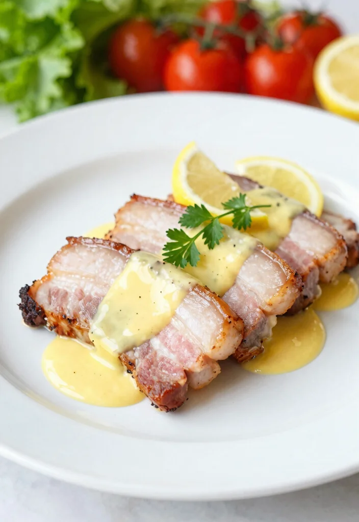10 Keto Pork Belly Recipes for Rich Low Carb Meals - 8. Lemon Butter Pork Belly 1